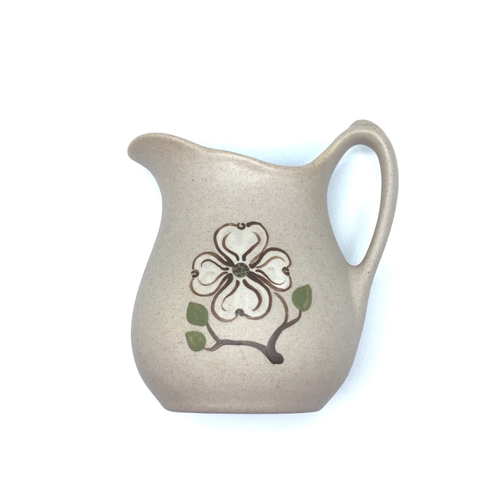 Vintage Pigeon Forge Pottery Creamer Dogwood Pattern